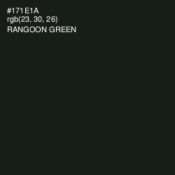#171E1A - Rangoon Green Color Image